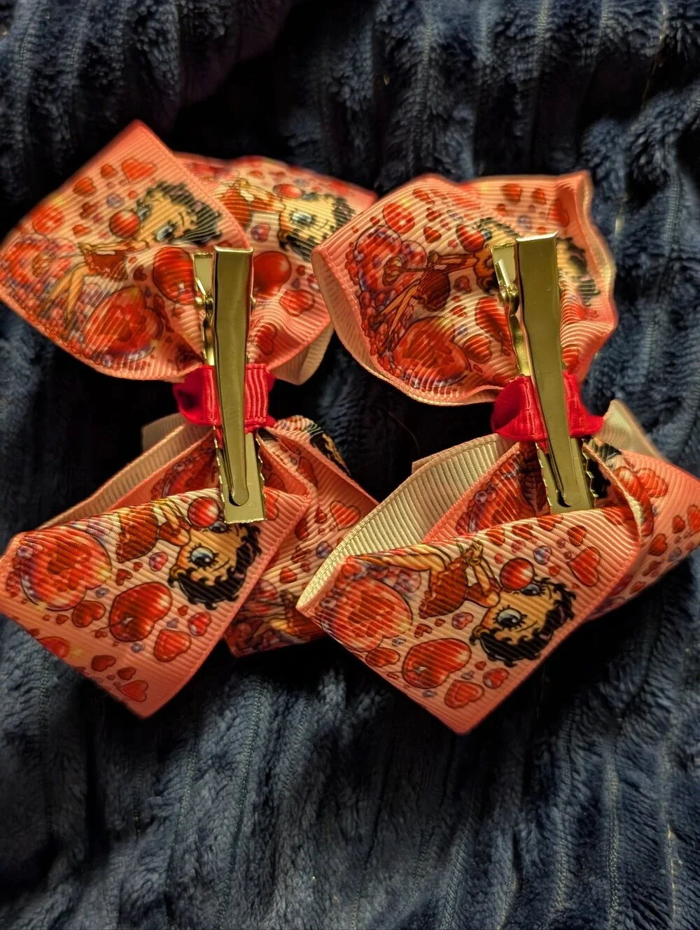 New Betty Boop Hair Bows (Set of 2)